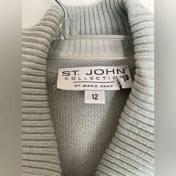 COPY - ST. JOHN COLLECTION by Marie light blue dress - Picture 3 of 13